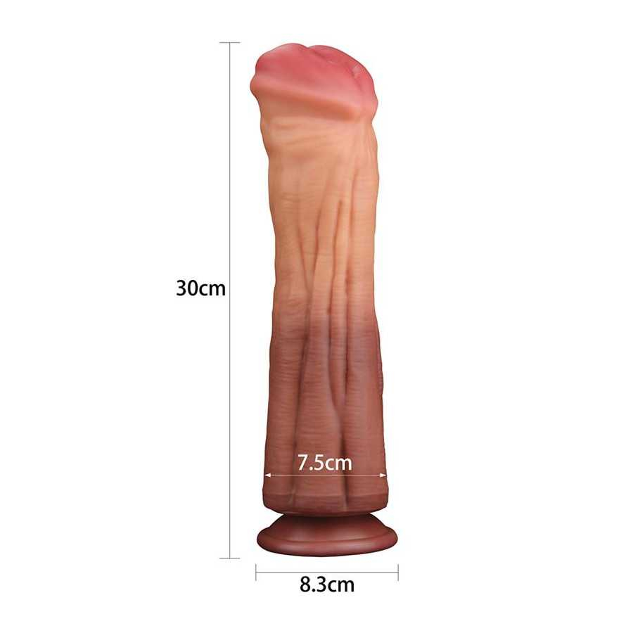 Dildo Nature 12 Dual Layer