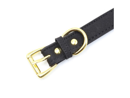 Collar con Lazo y Cascabel 44 cm Negro Rojo