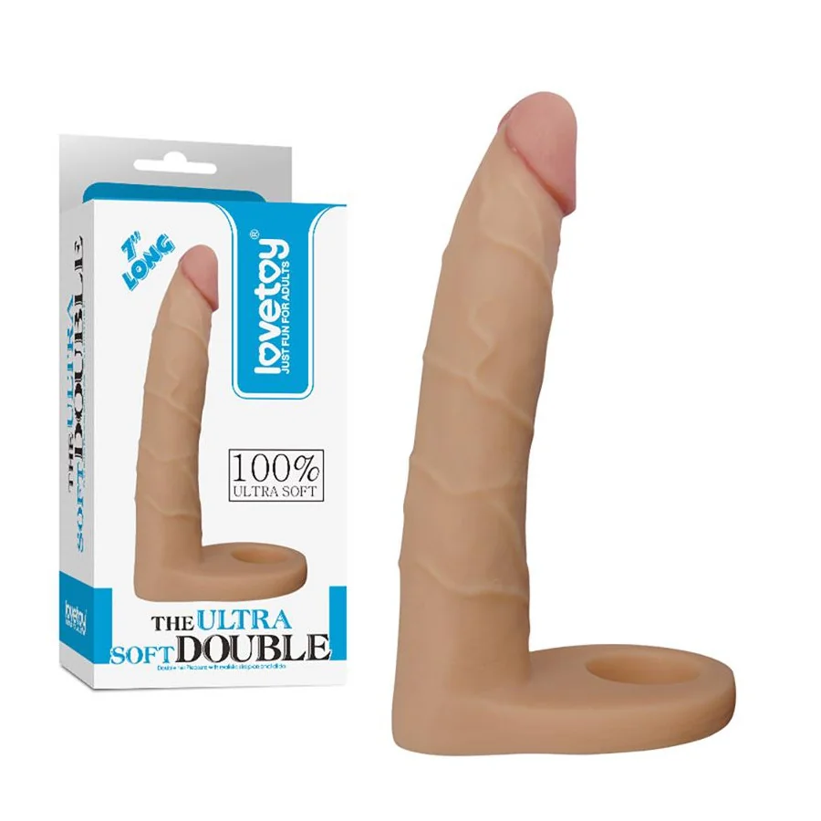 Dildo The Ultra Soft Double 7 Natural