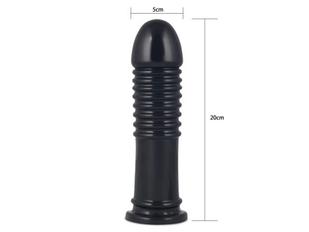 Plug Anal King Sized Anal Bumper 8 Negro Plug Anal King Sized Anal Bumper 8 Negro