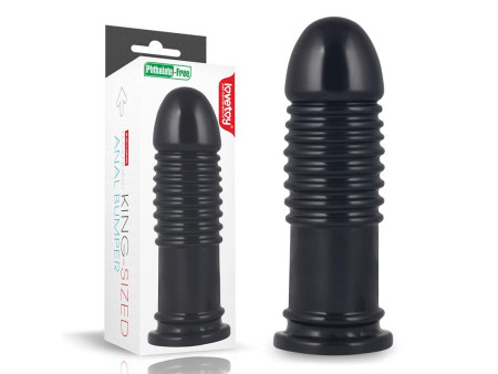 Plug Anal King Sized Anal Bumper 8 Negro Plug Anal King Sized Anal Bumper 8 Negro