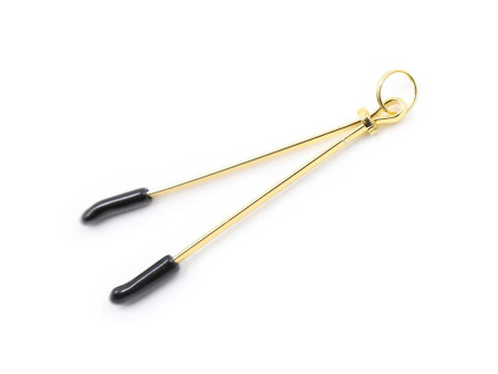 Pinzas para Pezones Metal Negro Dorado Pinzas para Pezones Metal Negro Dorado