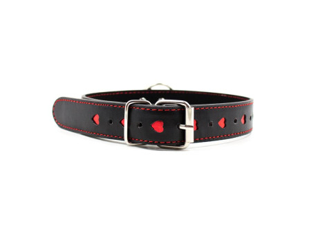 Collar con Cadena de Metal Negro Rojo Collar con Cadena de Metal Negro Rojo