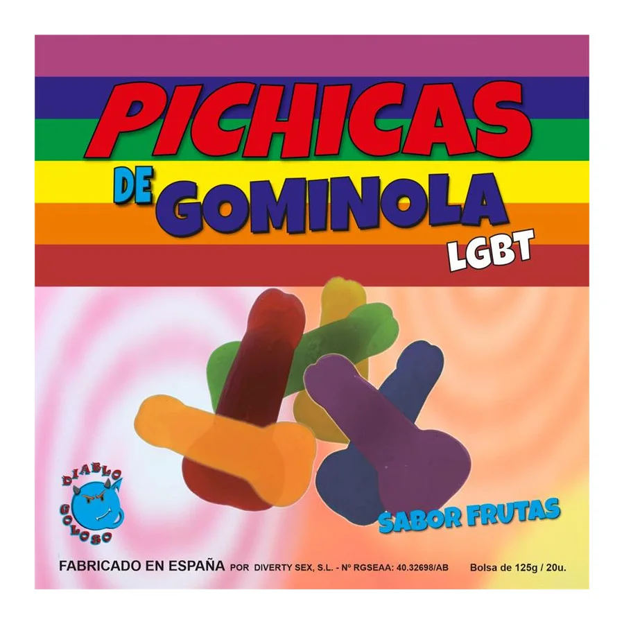 Caja Gominolas Pito Sabor Frutas LGBTQ Caja Gominolas Pito Sabor Frutas LGBTQ