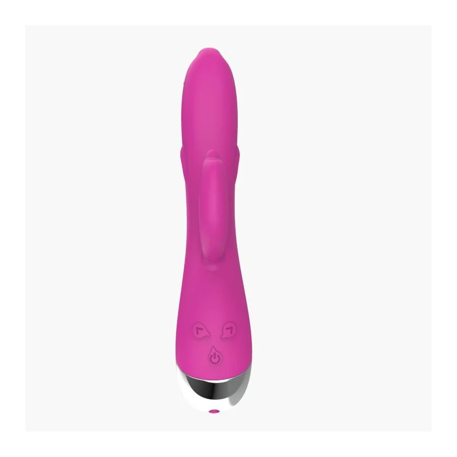 Vibrador Dolphin 6 Funciones USB Rosa