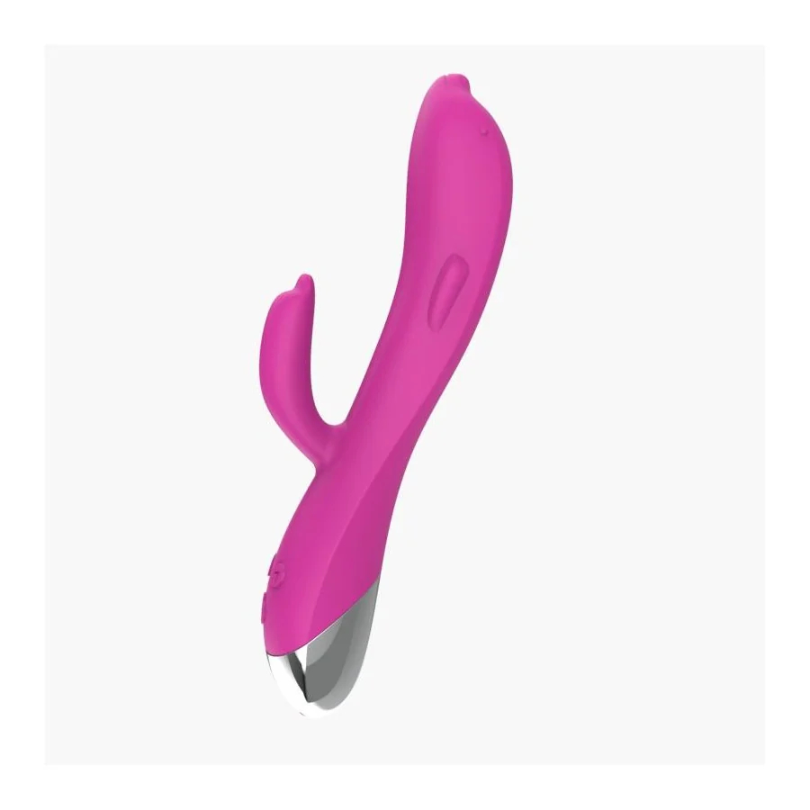 Vibrador Dolphin 6 Funciones USB Rosa