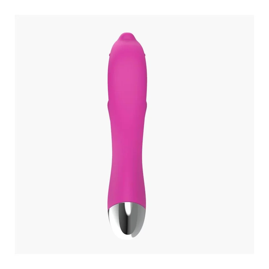 Vibrador Dolphin 6 Funciones USB Rosa