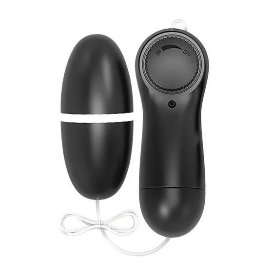 Laaso Huevo Vibrador Multi Velocidad Control Remoto Negro