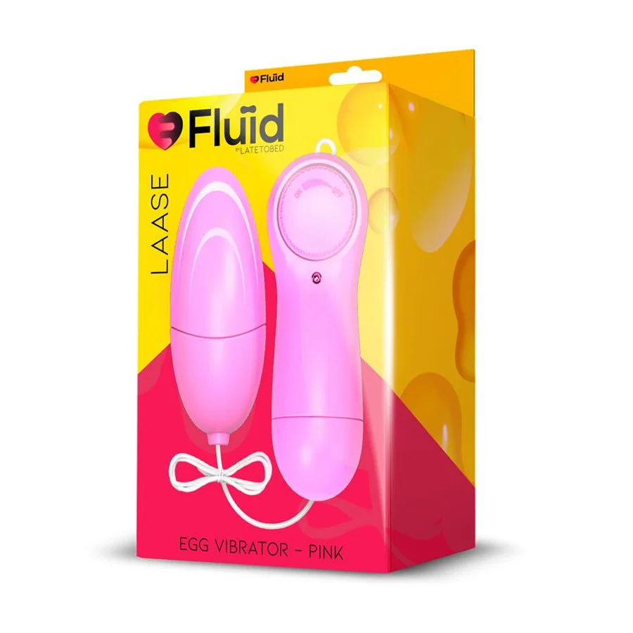 Laase Huevo Vibrador Multi Velocidad Control Remoto Rosa