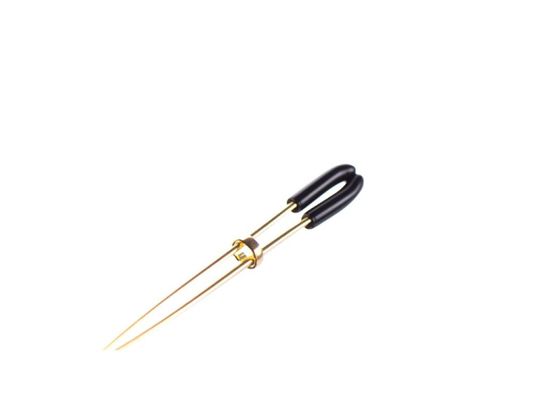 Pinzas para Pezones con Bolas de Cristal Dorado