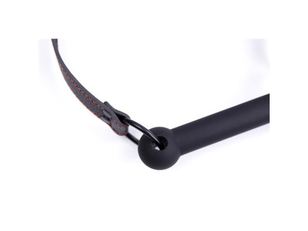 Mordaza de Hueso Ajustable Silicona Negro