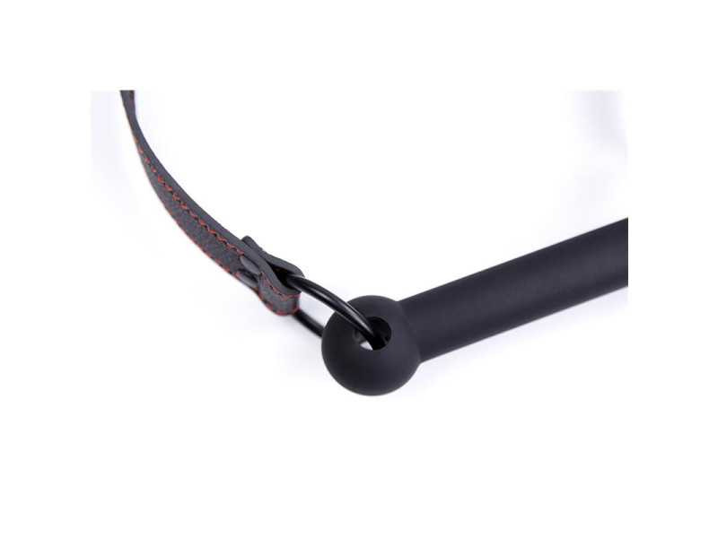 Mordaza de Hueso Ajustable Silicona Negro