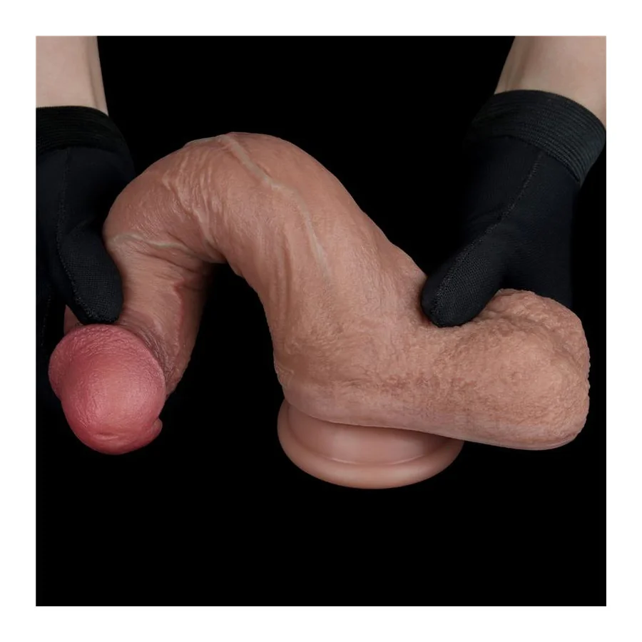 Dildo Dual Layer Silicona 85