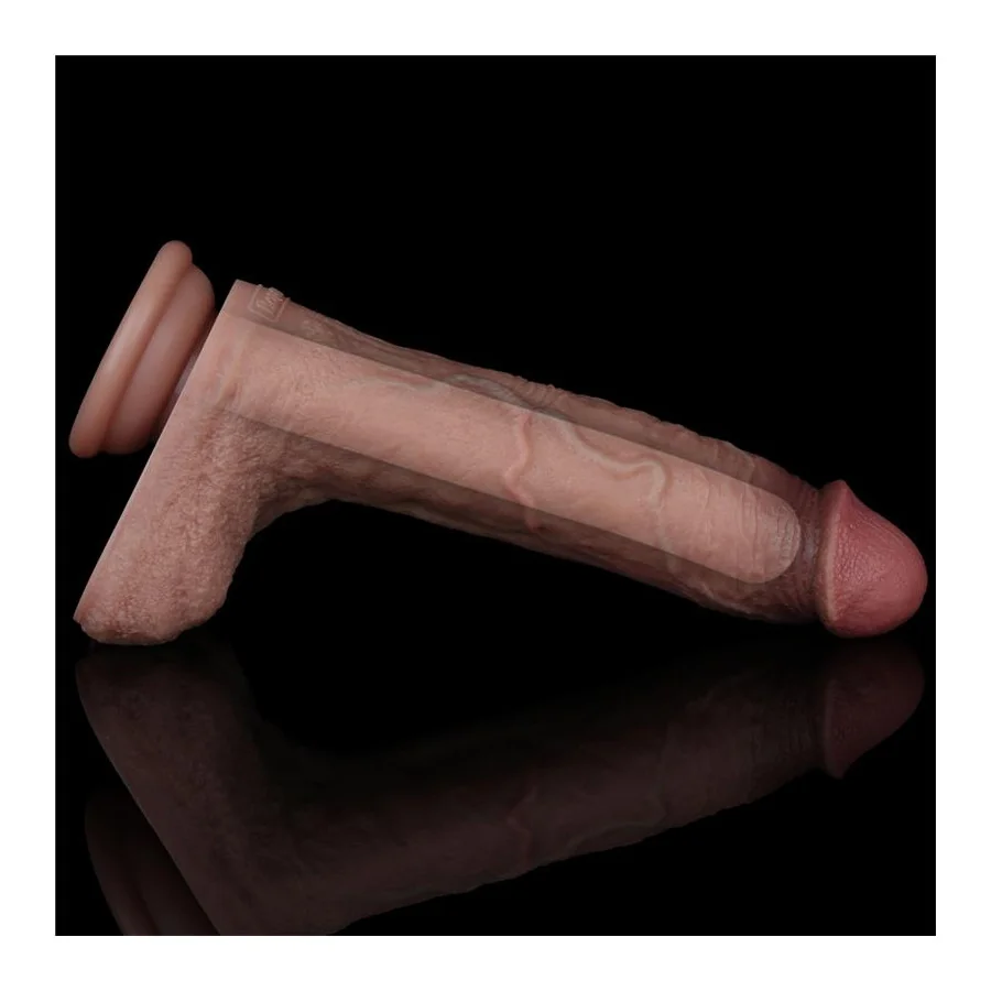 Dildo Dual Layer Silicona 85