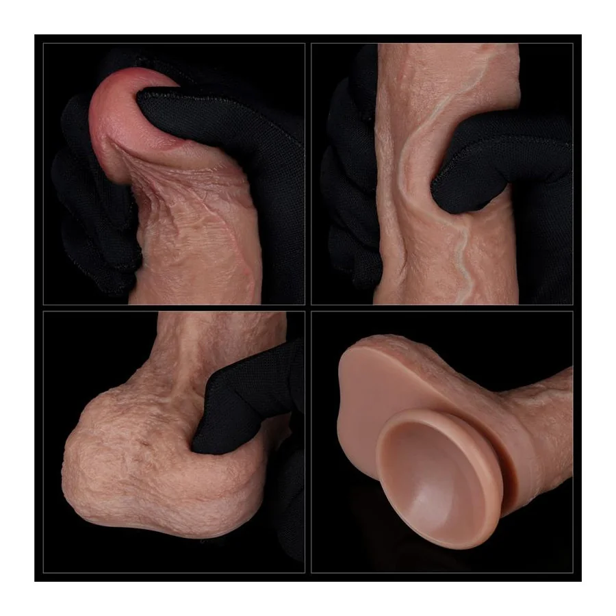 Dildo Dual Layer Silicona 85