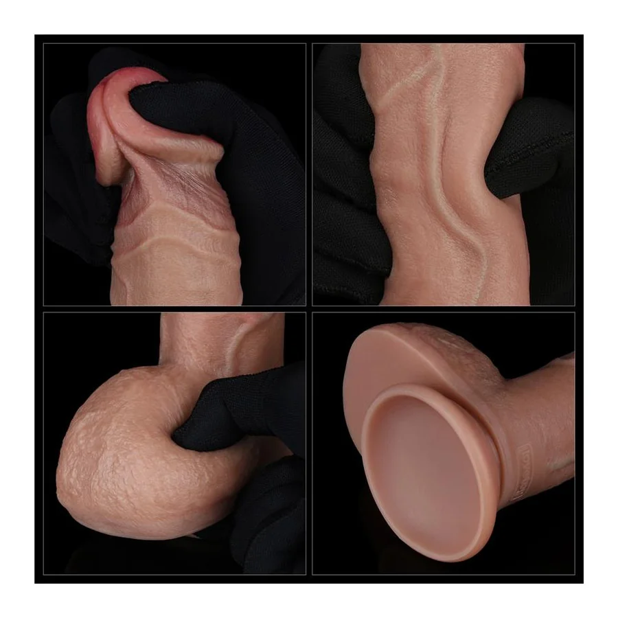 Dildo Dual Layer Silicona 9