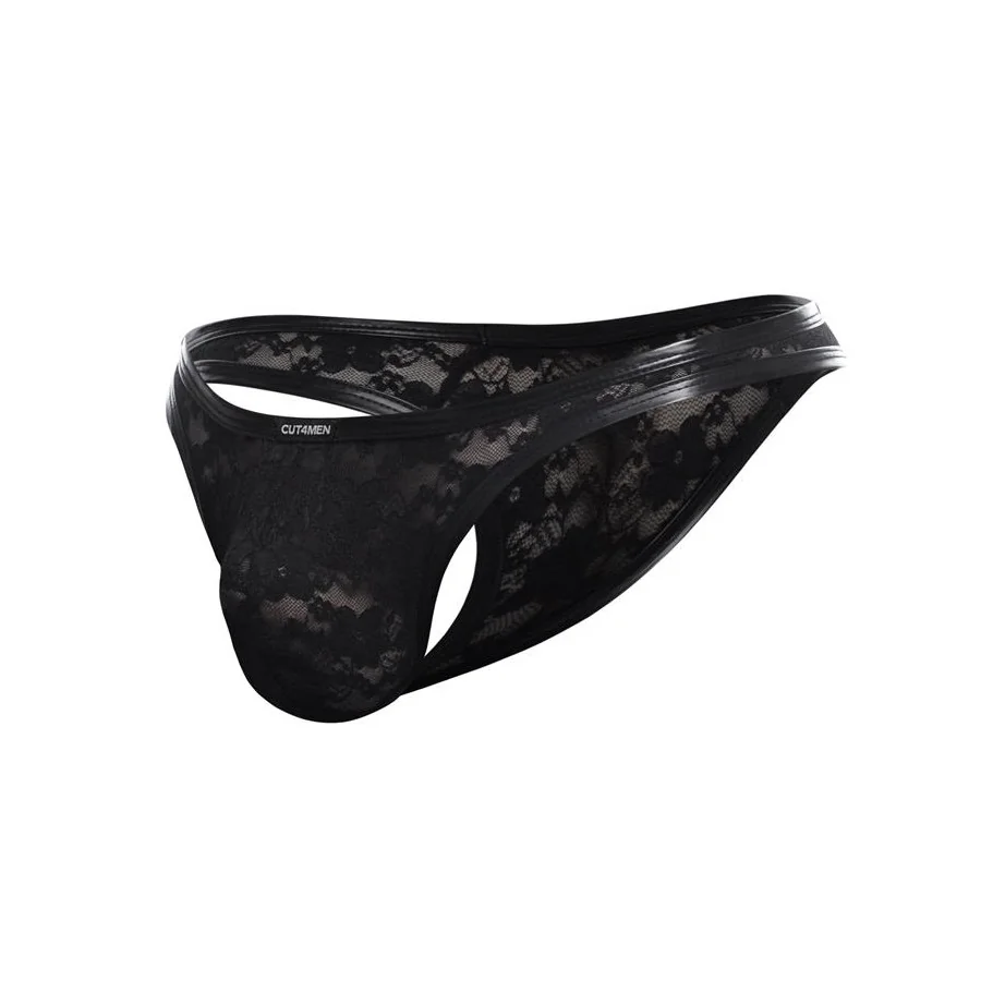 L4CE03 Tanga con Encaje