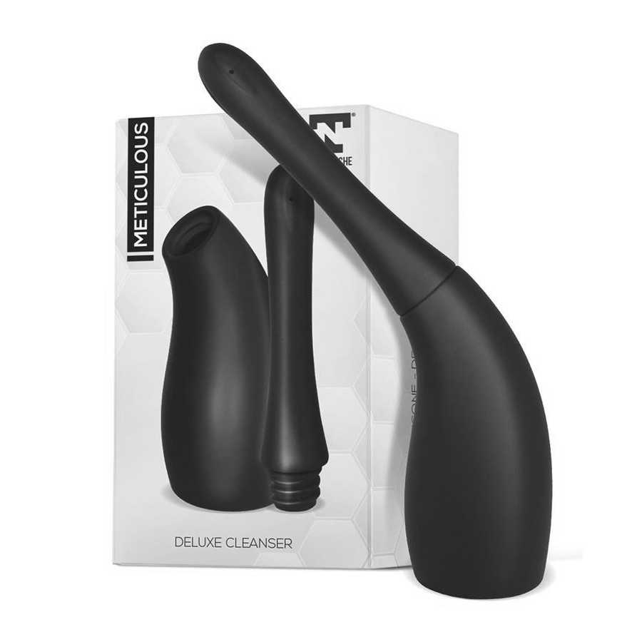 Meticulous Ducha Anal Deluxe Silicona Negro