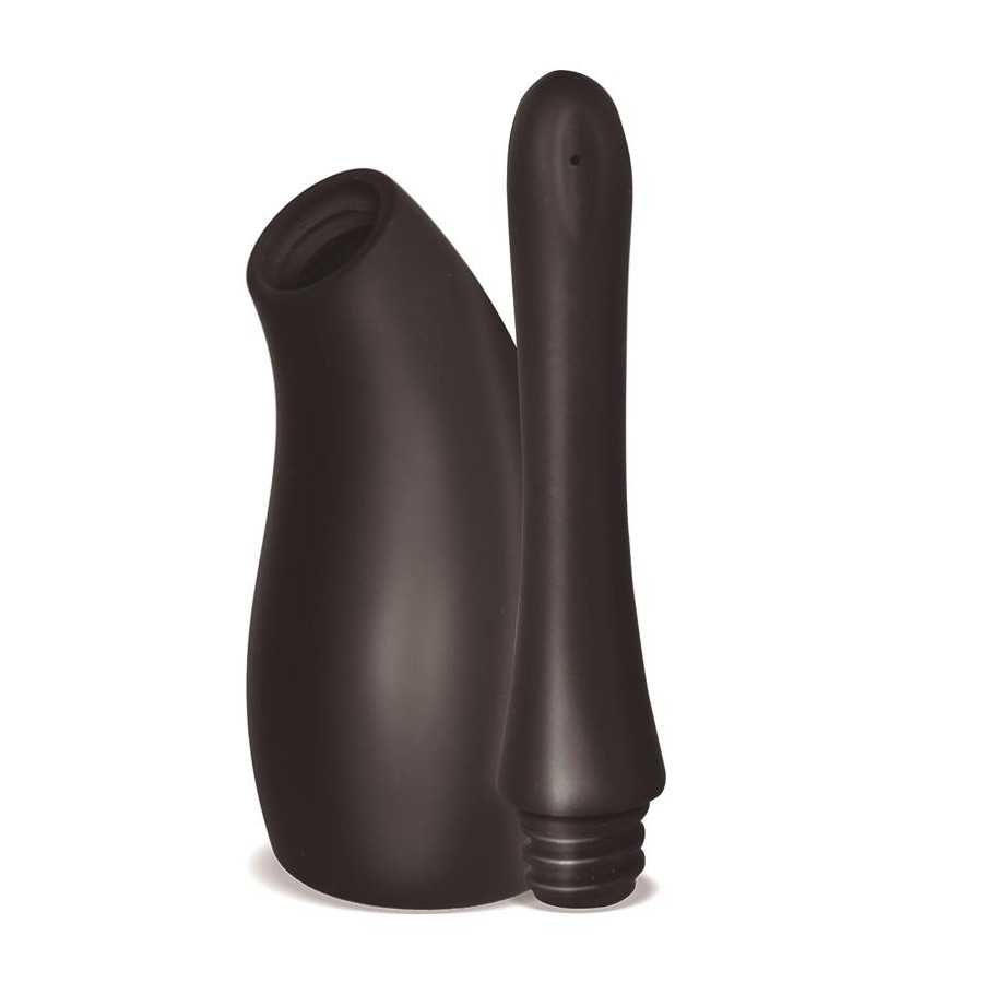 Meticulous Ducha Anal Deluxe Silicona Negro