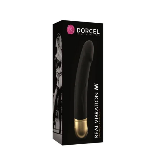 Dorcel Real Vibration M Negro Dorado