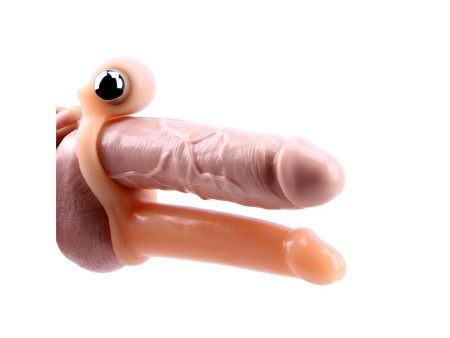 Funda para el Pene con Vibracion 155 cm Natural Funda para el Pene con Vibracion 155 cm Natural