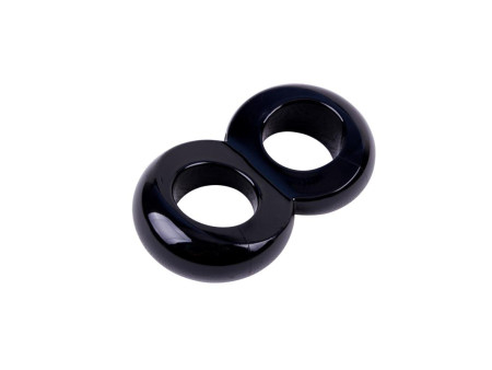 Anillo para el Pene Doble Duo Cock 8 Negro