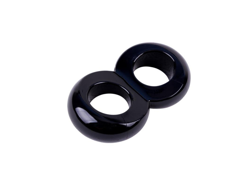 Anillo para el Pene Doble Duo Cock 8 Negro