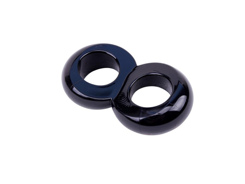 Anillo para el Pene Doble Duo Cock 8 Negro