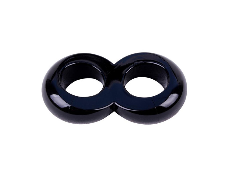 Anillo para el Pene Doble Duo Cock 8 Negro