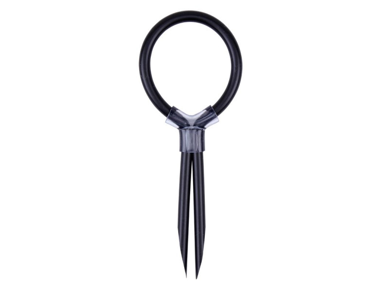 Anillo para el Pene Ajustable Stud Silicona Negro