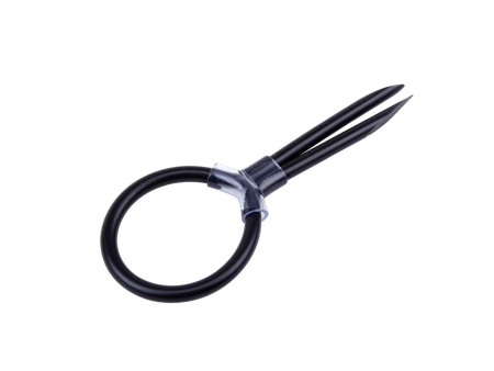 Anillo para el Pene Ajustable Stud Silicona Negro