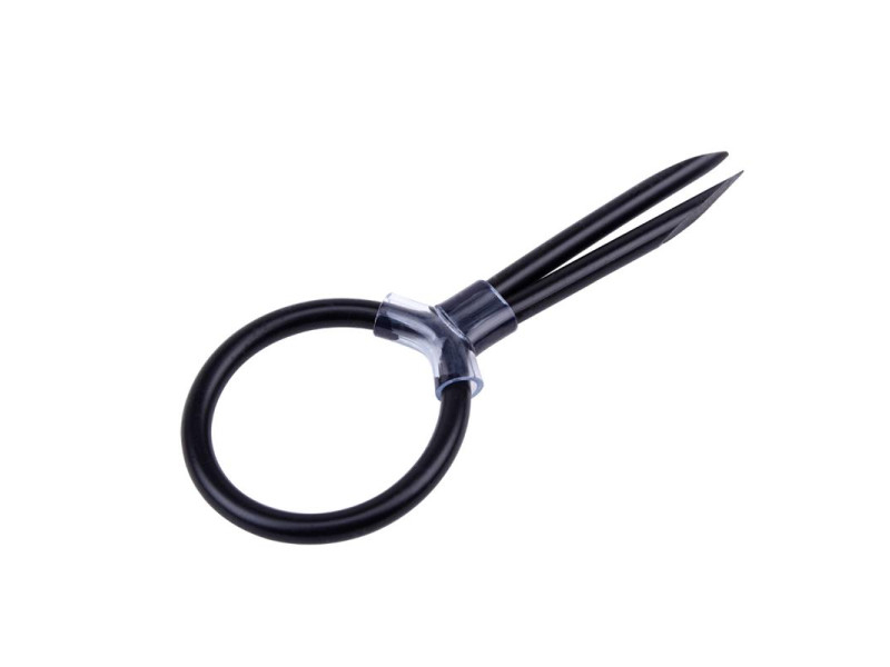 Anillo para el Pene Ajustable Stud Silicona Negro