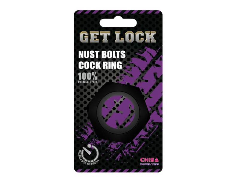Anillo para el Pene Nust Bolts Negro