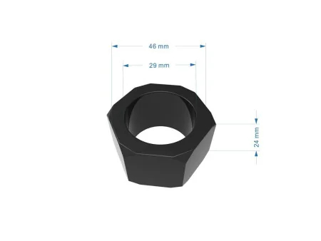 Anillo para el Pene Nust Bolts Negro