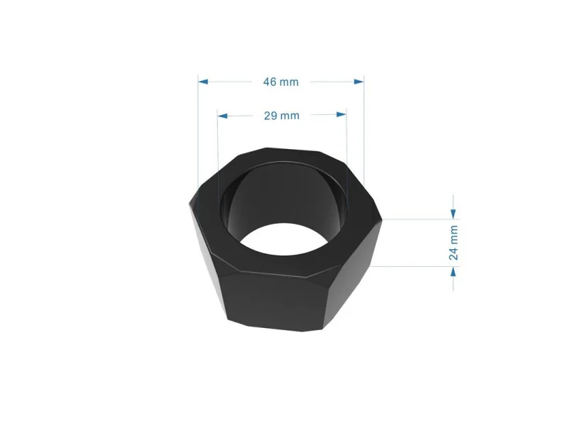 Anillo para el Pene Nust Bolts Negro