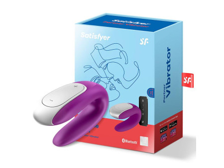 Double Fun Vibrador para Parejas con APP y Control Remoto Violeta