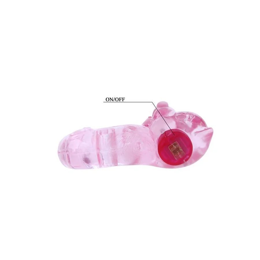 Anillo Vibrador Color Oso Rosa