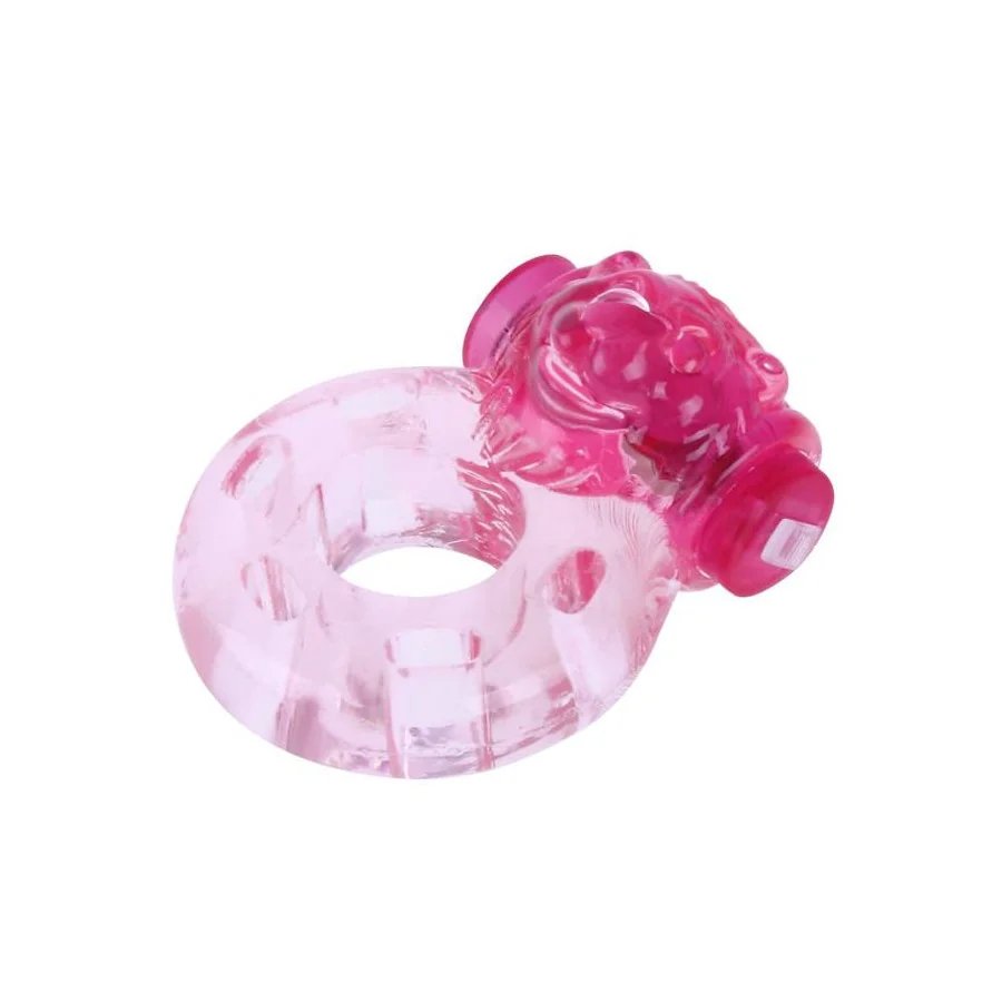 Anillo Vibrador Color Oso Rosa