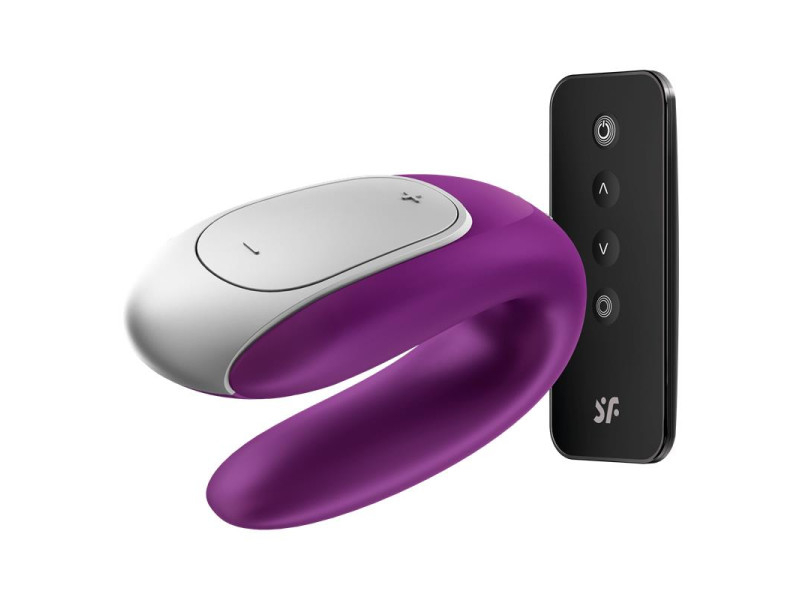 Double Fun Vibrador para Parejas con APP y Control Remoto Violeta
