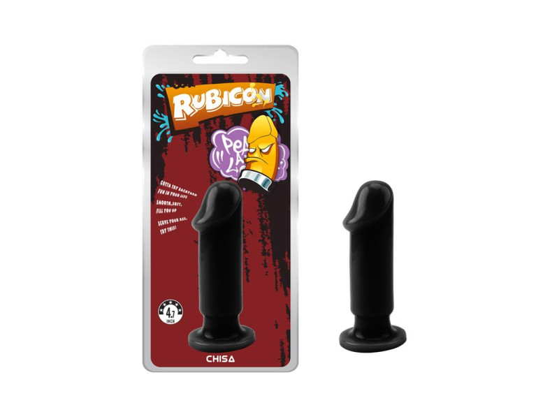 Plug Anal Evil Talla M 125 x 37 cm Negro
