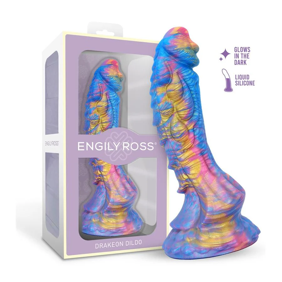 Drakeon Dildo Dragon Silicona Liquida 18 cm