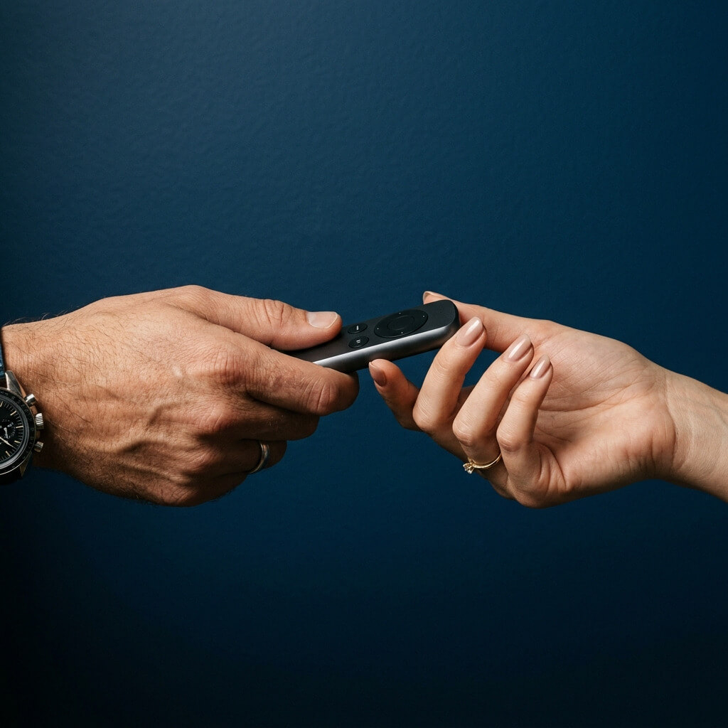 Control remoto en juguetes de pareja